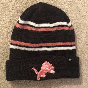 NWOT Detriot Lions Beanie
